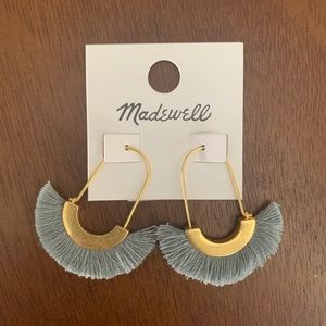Madewell NWT Arc Wire Fringe Earrings